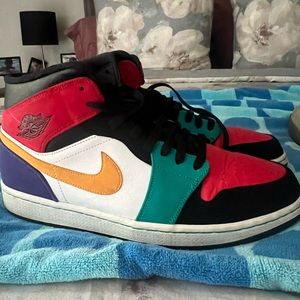 Air Jordan 1 Mid 'Multi-Color'